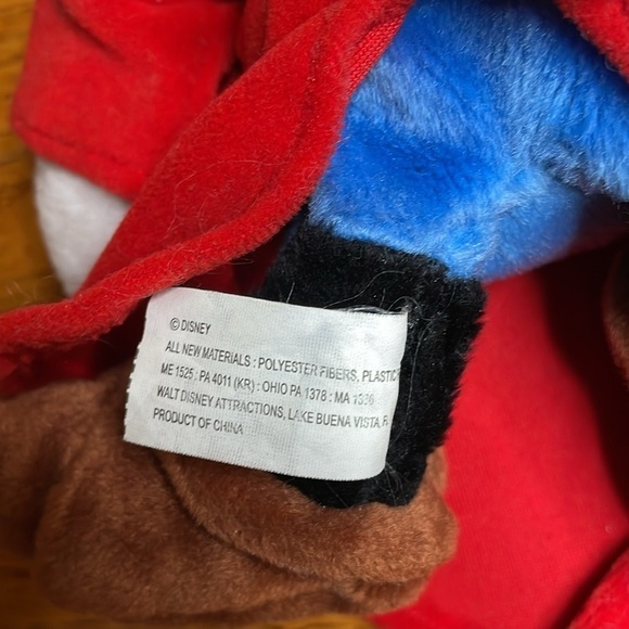 WALT DISNEY WORLD  Sorcerer Mickey Bean Bag Doll  Original Tag Vintage Fantasmic - Picture 6 of 11